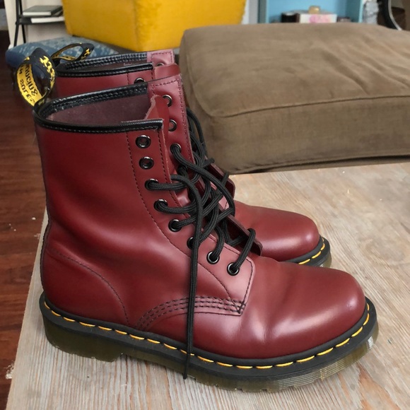 dr martens oxblood shoes